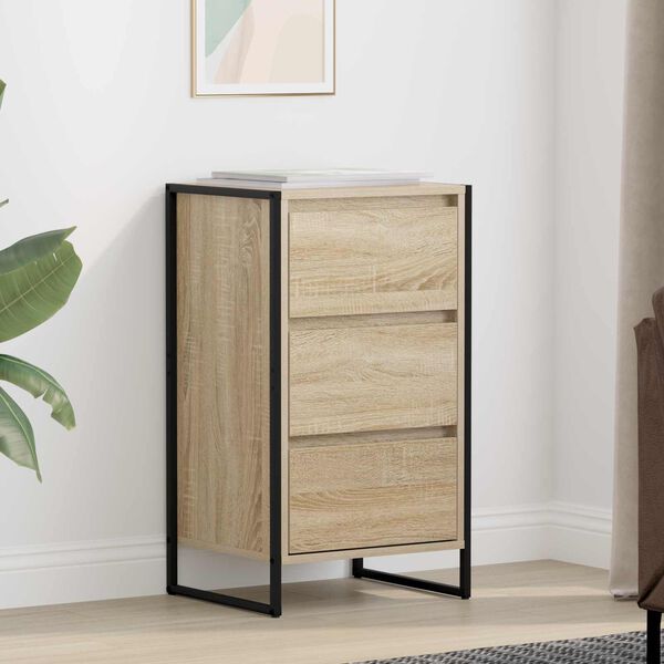 vidaXL Sideboard with Drawer Sonoma 42 x 36 x 75.5 cm Engineered Wood