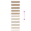 vidaXL Zebra Blind Sand Brown 50x150 cm Fabric Width 45.9 cm Polyester