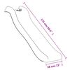vidaXL Play Slide Blue 175x38x23 cm Polypropylene