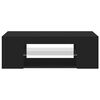 vidaXL TV Cabinet with LED Lights Black 90x39x30 cm