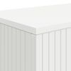 vidaXL Console Table Striped White 155 x 29 x 74 cm Engineered Wood