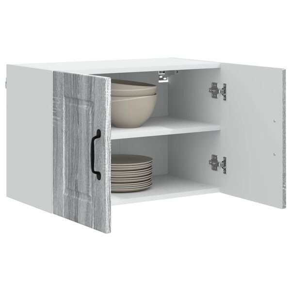 vidaXL Kitchen Cabinet Grey Sonoma 60 x 31 x 40 cm Engineered Wood
