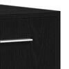 vidaXL Bathroom Sink Cabinet Black Oak 60x33x60 cm Engineered Wood