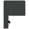 vidaXL Outdoor Wall Light with Sensor Black Die-cast Aluminium