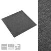 vidaXL Carpet 20 pcs Anthracite 50 x 50 cm 100% Polypropylene