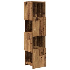 vidaXL Corner Cabinet Old Wood 25.5x25x102cm Engineered Wood