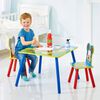 Disney Three Piece Table and Chair Set Mickey Mouse Wood WORL119014