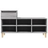 vidaXL Shoe Cabinet Grey Sonoma 102x36x60 cm Engineered Wood