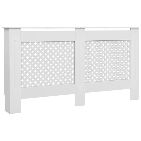 vidaXL Radiator Covers 2 pcs White 152x19x81.5 cm MDF