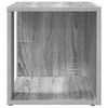 vidaXL Side Table Grey Sonoma 33x33x34.5 cm Engineered Wood