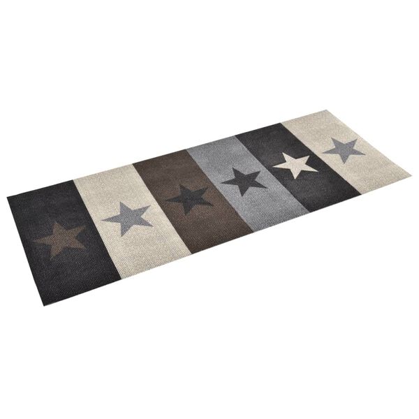 vidaXL Kitchen Carpet Washable Stars 60x180 cm