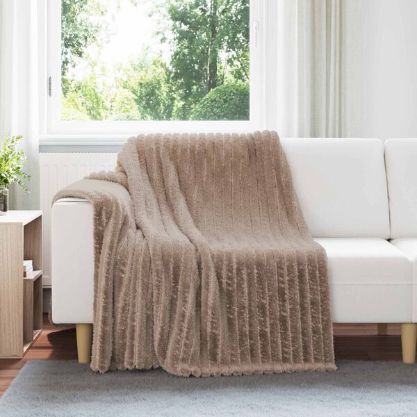 vidaXL Throw Blankets 6 pcs Camel 200 x 150 cm Fleece