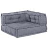 vidaXL Modular Sofa 3 pcs Grey 140 x 70 x 36 cm Fabric