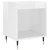 vidaXL Bedside Cabinets 2 pcs High Gloss White 40x35x50 cm Engineered Wood