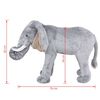 vidaXL Standing Plush Toy Elephant Grey XXL