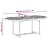 vidaXL 7 Piece Garden Dining Set Solid Wood Acacia and Textilene