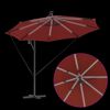 vidaXL Cantilever Banana Parasol Terracotta 294 x 294 x 248 cm