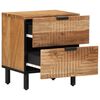 vidaXL Bedside Cabinet 40x33x46 cm Solid Wood Acacia