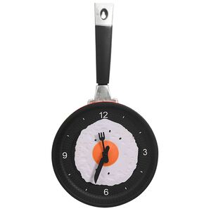 vidaXL Wall Clock | Multicolour | ABS | 18.8 x 4.3 x 35.4 cm | Decorative Inlays
