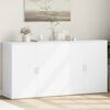 vidaXL Sideboards 2 pcs White 79x38x80 cm Engineered Wood