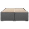 vidaXL Bed Frame without Mattress Dark Grey&nbsp;Double Fabric