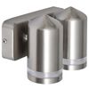 vidaXL Wall Lamp | Stainless Steel | Compact | Wall Lamp | Cone-shaped | Modern