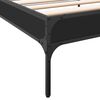 vidaXL Bed Frame without Mattress Black 75x190 cm Small Single
