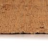 vidaXL Hand-woven Chindi Rug Leather 160x230 cm Tan