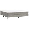 vidaXL Box Spring Bed Frame Light Grey Super King Velvet (UK/IE/FI/NO only)