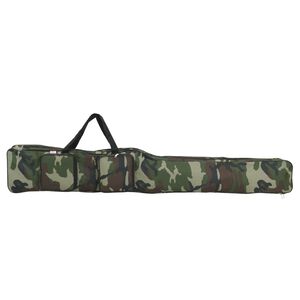 vidaXL Fishing Rod Bag Green Camouflage 150 cm Oxford Fabric