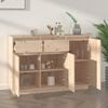 vidaXL Sideboard 110x34x75 cm Solid Wood Pine
