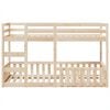 vidaXL Bunk Bed 90x200 cm Solid Wood Pine