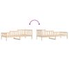 vidaXL Day Bed without Mattress 80x200 cm Solid Wood Pine