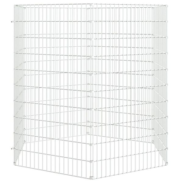 vidaXL Free Range Animal Enclosure 6-Panel 54x100 cm Galvanised Iron