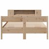 vidaXL Bookcase Bed without Mattress 140x190cm Solid Wood Pine
