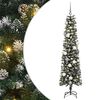 vidaXL Artificial Christmas Tree with 300 LEDs with Stand Green 180 cm