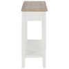vidaXL Console Table White 110x35x80 cm Wood
