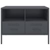 vidaXL TV Cabinet Anthracite 68x39x50.5 cm Steel