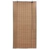 vidaXL Brown Bamboo Roller Blinds 140 x 160 cm