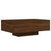 vidaXL Coffee Table with LED Lights Brown Oak 85x55x31 cm