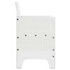 vidaXL Garden Chair 2 pcs White 53 x 49 x 85 cm Polypropylene