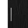 vidaXL Highboard 2 pcs Black Oak 50 x 42.5 x 185 cm