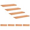 vidaXL Stair Treads 8 pcs 100 x 25 x 2 cm Varnish Solid Beech Wood