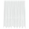 vidaXL Lace Curtain White 180 x 200 cm Polyester