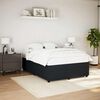 vidaXL Bed Frame without Mattress Black 140x200 cm Velvet