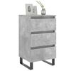 vidaXL Bedside Cabinets 2 pcs Concrete Grey 40x35x69 cm Engineered Wood