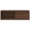 vidaXL TV Cabinet Brown Oak 80x31x25.5 cm Engineered Wood