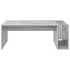 vidaXL Coffee Table Grey Sonoma 101.5 x 50 x 37 cm Engineered Wood