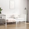vidaXL Day Bed without Mattress White 90x200 cm Solid Wood Pine