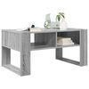 vidaXL Coffee Table Grey Sonoma 92 x 53 x 45 cm Engineered Wood